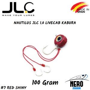 JLC Nautilus 1.0 Live Kab Canlı Yem İçin Kaburar 100gr. #7 Red Shiny