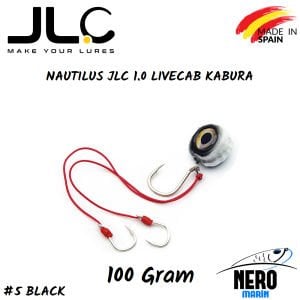 JLC Nautilus 1.0 Live Kab Canlı Yem İçin Kaburar 100gr. #5 Black