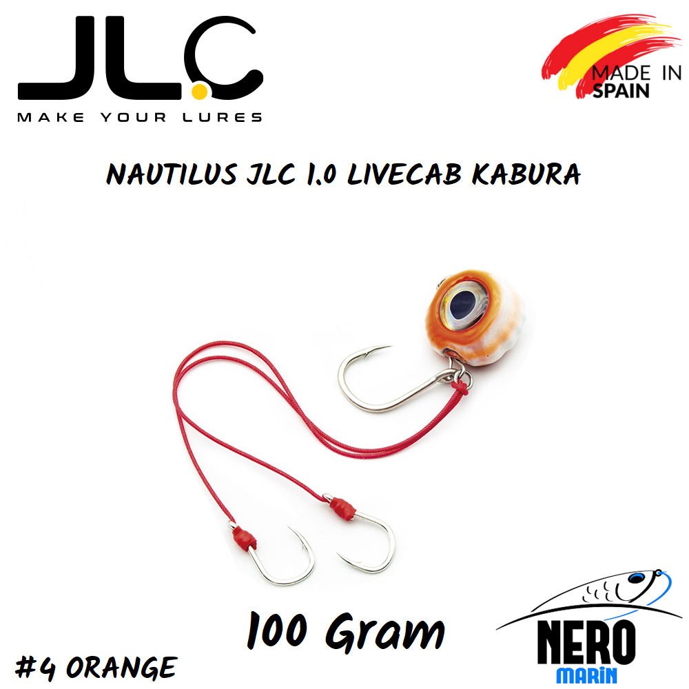 JLC Nautilus 1.0 Live Kab Canlı Yem İçin Kaburar 100gr. #4 Orange