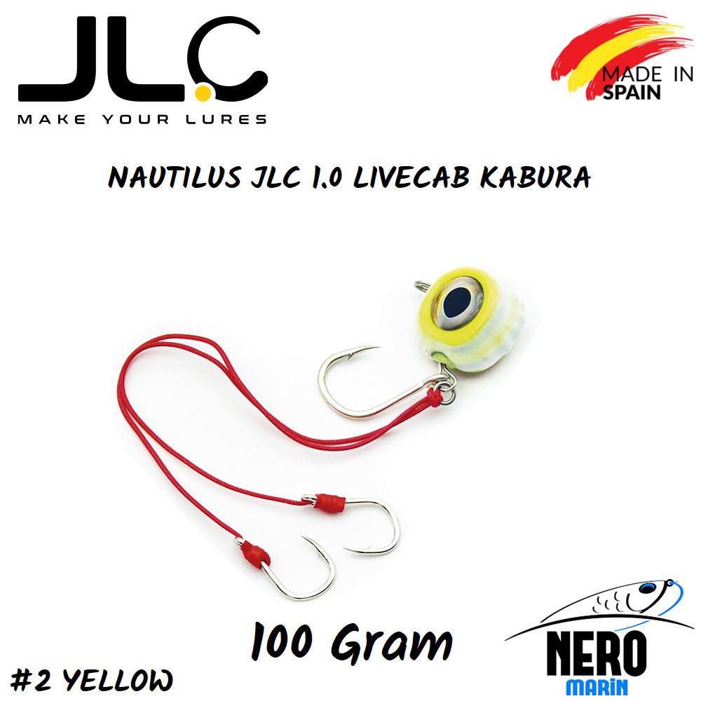 JLC Nautilus 1.0 Live Kab Canlı Yem İçin Kaburar 100gr. #2 Yellow