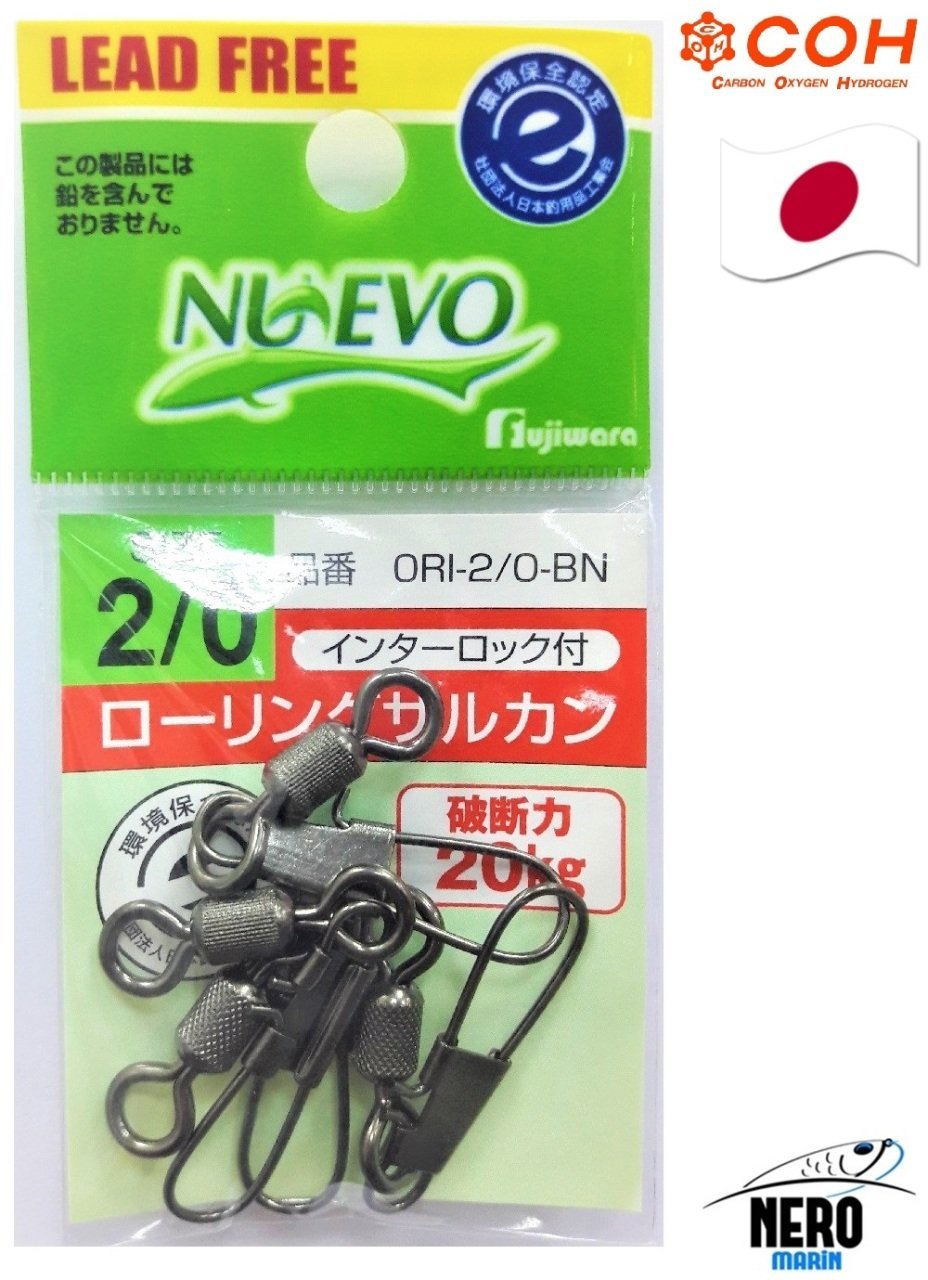 COH Rolling Swivels With Interlock Snap #2/0