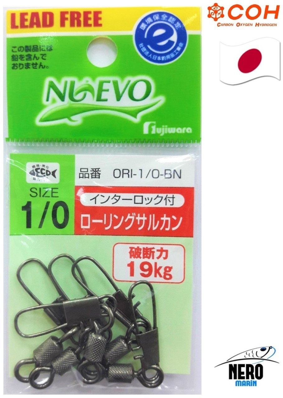 COH Rolling Swivels With Interlock Snap #1/0