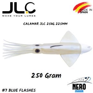 JLC Calamar Silikon Kalamar 250gr. #7 Blue Flashes