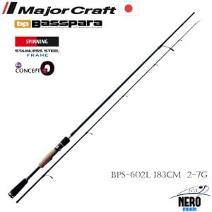 MC Basspara Spin Kamış 2 Eşit Parça BPS-602L 183cm 2-7g