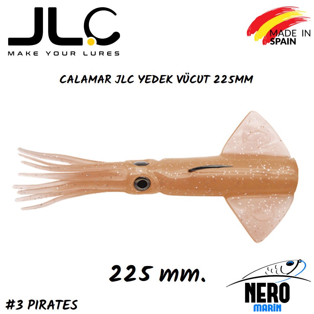 JLC Calamar Silikon Kalamar Yedek Vücut #3 Pirates