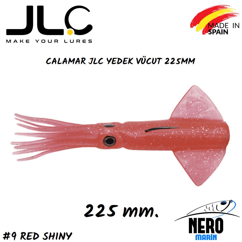 JLC Calamar Silikon Kalamar Yedek Vücut #9 Red Shiny