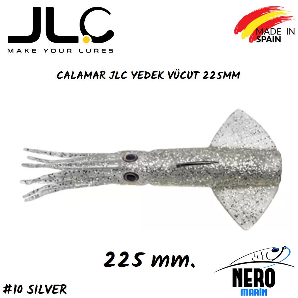 JLC Calamar Silikon Kalamar Yedek Vücut #10 Silver
