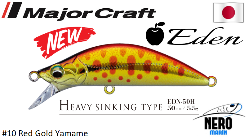 MC Finetail Eden 50H 5.5gr. # 10 Red Gold Yamame