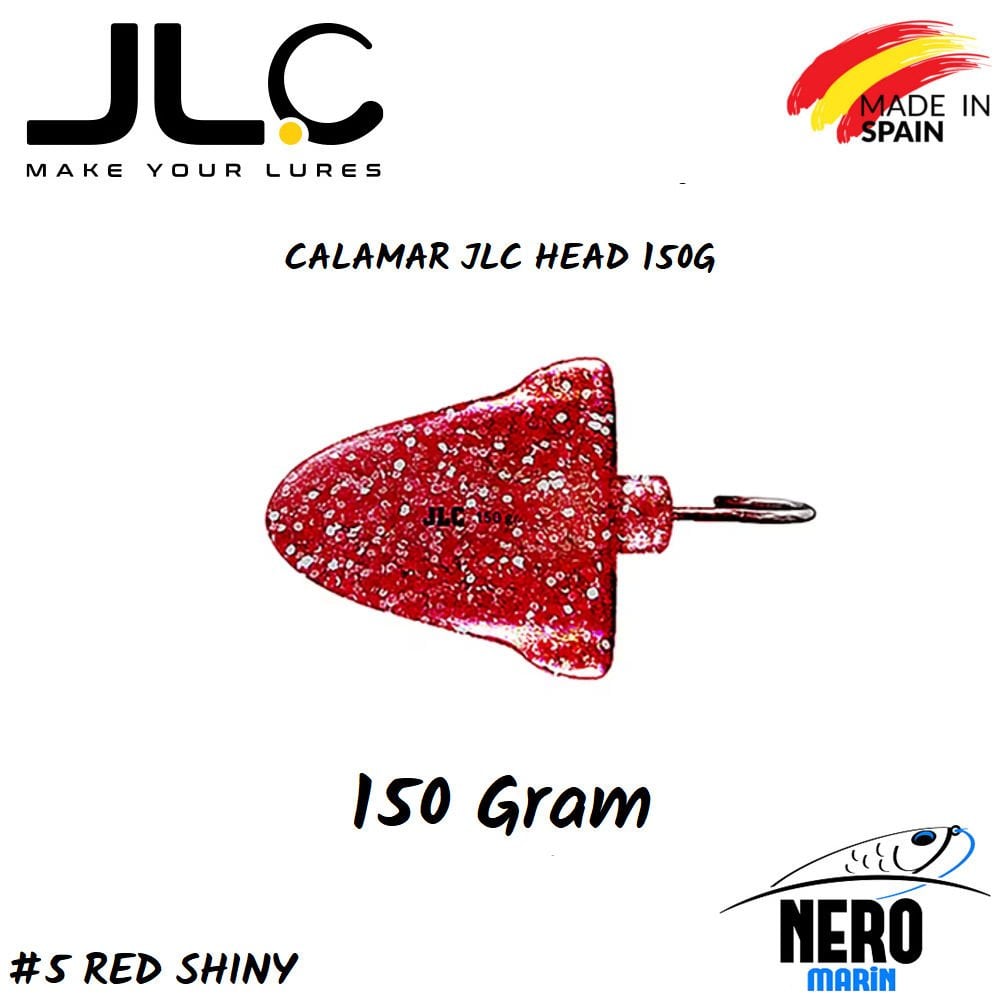 JLC Calamar Silikon Kalamar Yedek Kafa 150gr. #5 Red Shiny