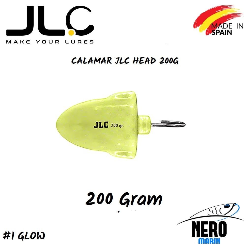 JLC Calamar Silikon Kalamar Yedek Kafa 200gr. #1 Glow
