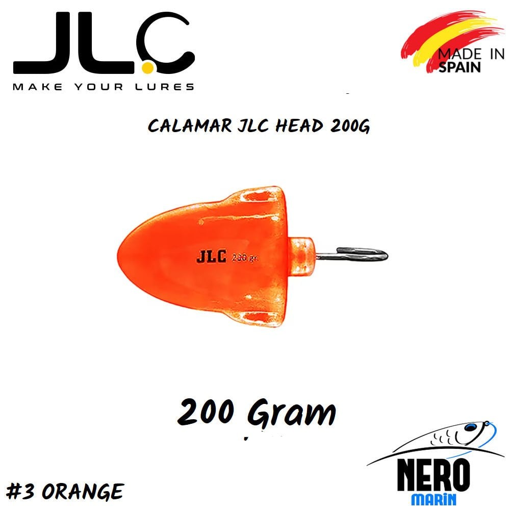 JLC Calamar Silikon Kalamar Yedek Kafa 200gr. #3 Orange