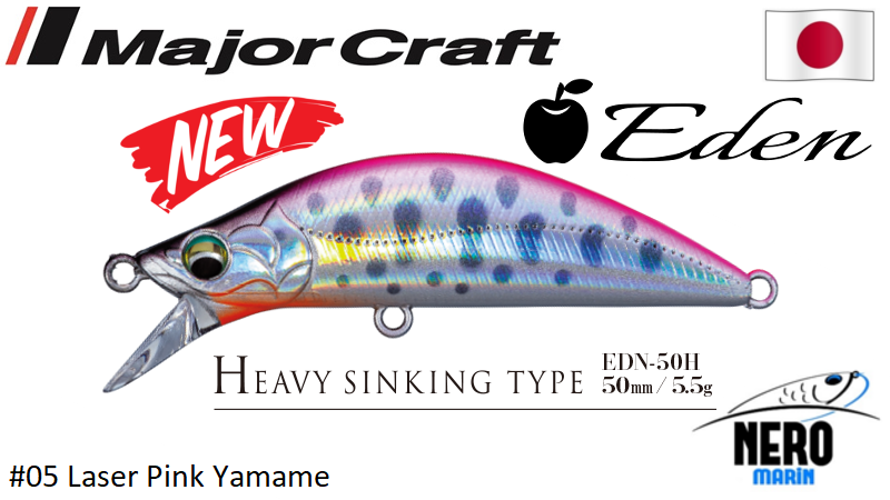 MC Finetail Eden 50H 5.5gr. # 05 Laser Pink Yamame