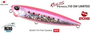 Realis Pencil 110SW  ADA0119 / Pink Sardine
