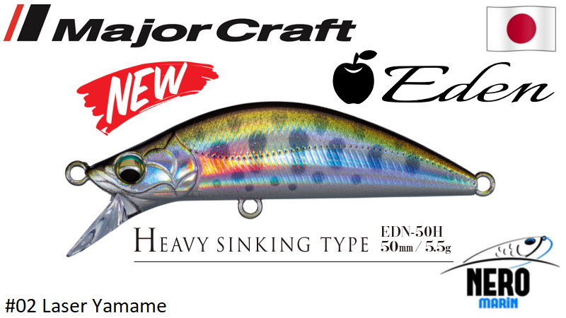 MC Finetail Eden 50H 5.5gr. # 02 Laser Yamame