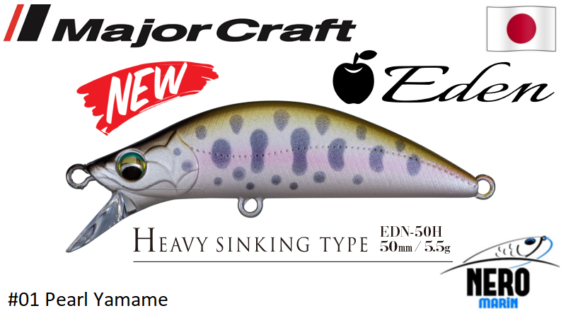 MC Finetail Eden 50H 5.5gr. # 01 Pearl Yamame