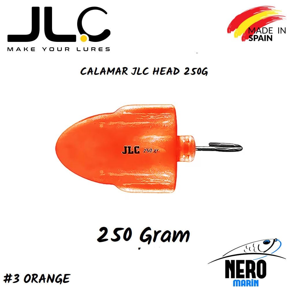 JLC Calamar Silikon Kalamar Yedek Kafa 250gr. #3 Orange