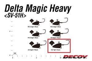 Decoy SV-51H Delta Magic Heavy Jighead