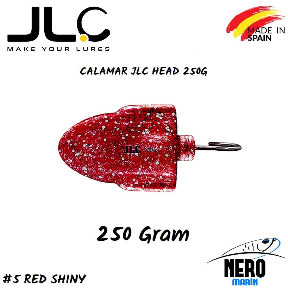 JLC Calamar Silikon Kalamar Yedek Kafa 250gr. #5 Red Shiny