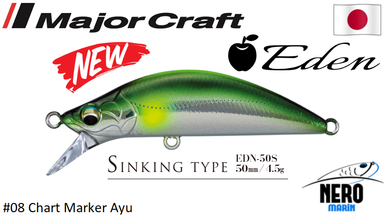 MC Finetail Eden 50S 4.5gr. # 08 Chart Marker Ayu