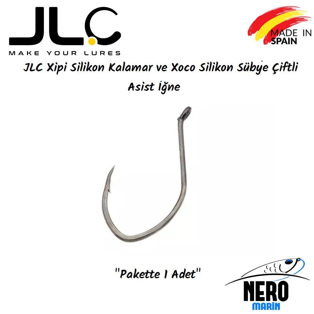 JLC Calamar  Silikon Kalamar ve Sepia Silikon Sübye Ana İğne 1 Adet/Paket