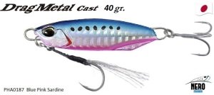 Drag Metal Cast Jig 40Gr.  PHA0187 / Blue Pink Sardine