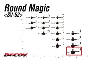 Decoy SV-52 Round Magic Jighead #3-7.0gr (4 Adet / Paket)