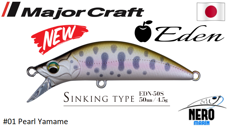 MC Finetail Eden 50S 4.5gr. # 01 Pearl Yamame