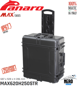 Panaro Max 620H250STR Çanta 687*528*276mm. Black