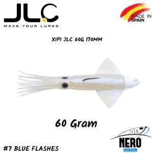 JLC Xipi Silikon Kalamar 60gr. #7 Blue Flashes