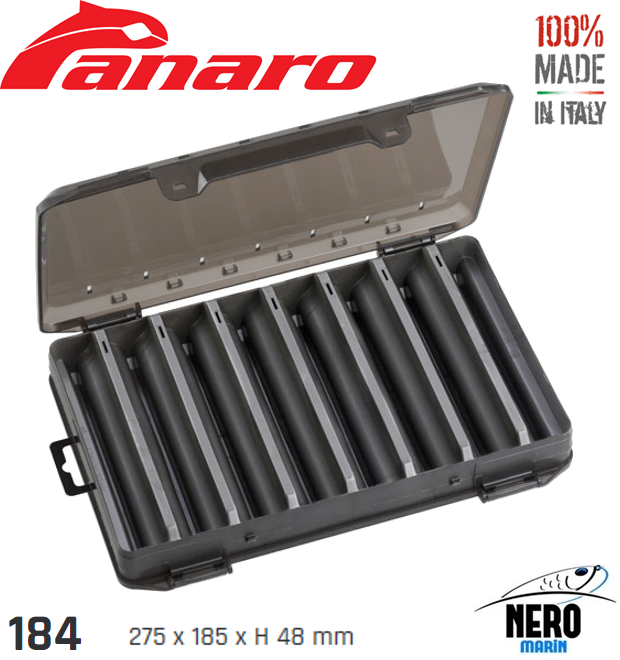 Panaro 184 Dual Çift Taraflı Kutu 275*185*48mm. Smoke