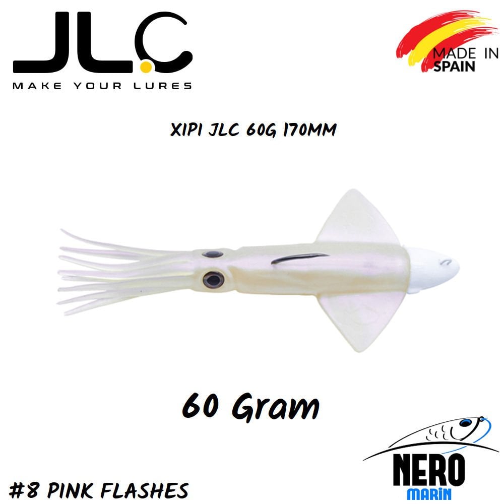 JLC Xipi Silikon Kalamar 60gr. #8 Pink Flashes