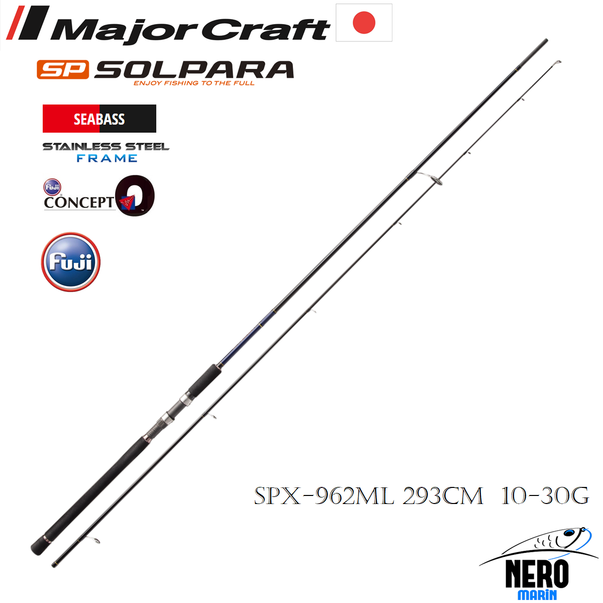 MC Solpara New Seabass Spin Kamış SPX-962ML 293cm 10-30g