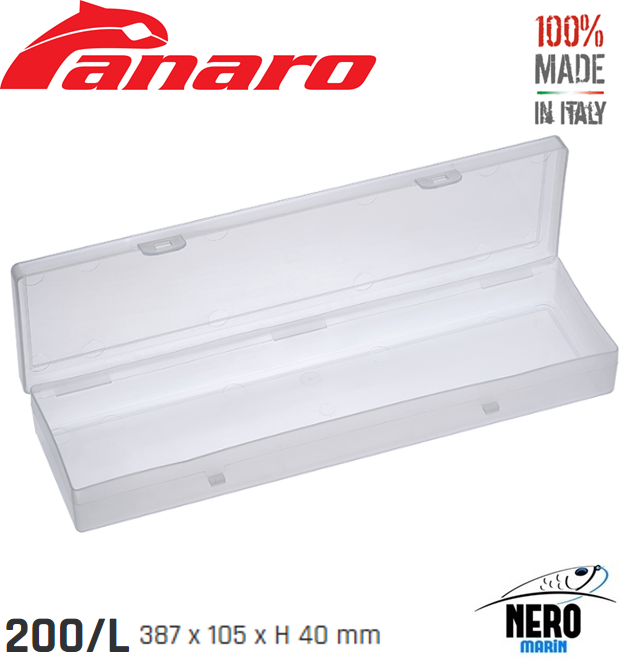 Panaro Art 200/L Şeffaf Kutu 387*105*40mm.
