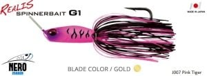 Realis Spinnerbait G1  J007 / Pink Tiger