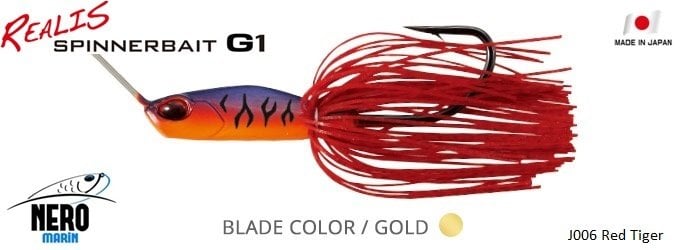 Realis Spinnerbait G1  J006 / Red Tiger