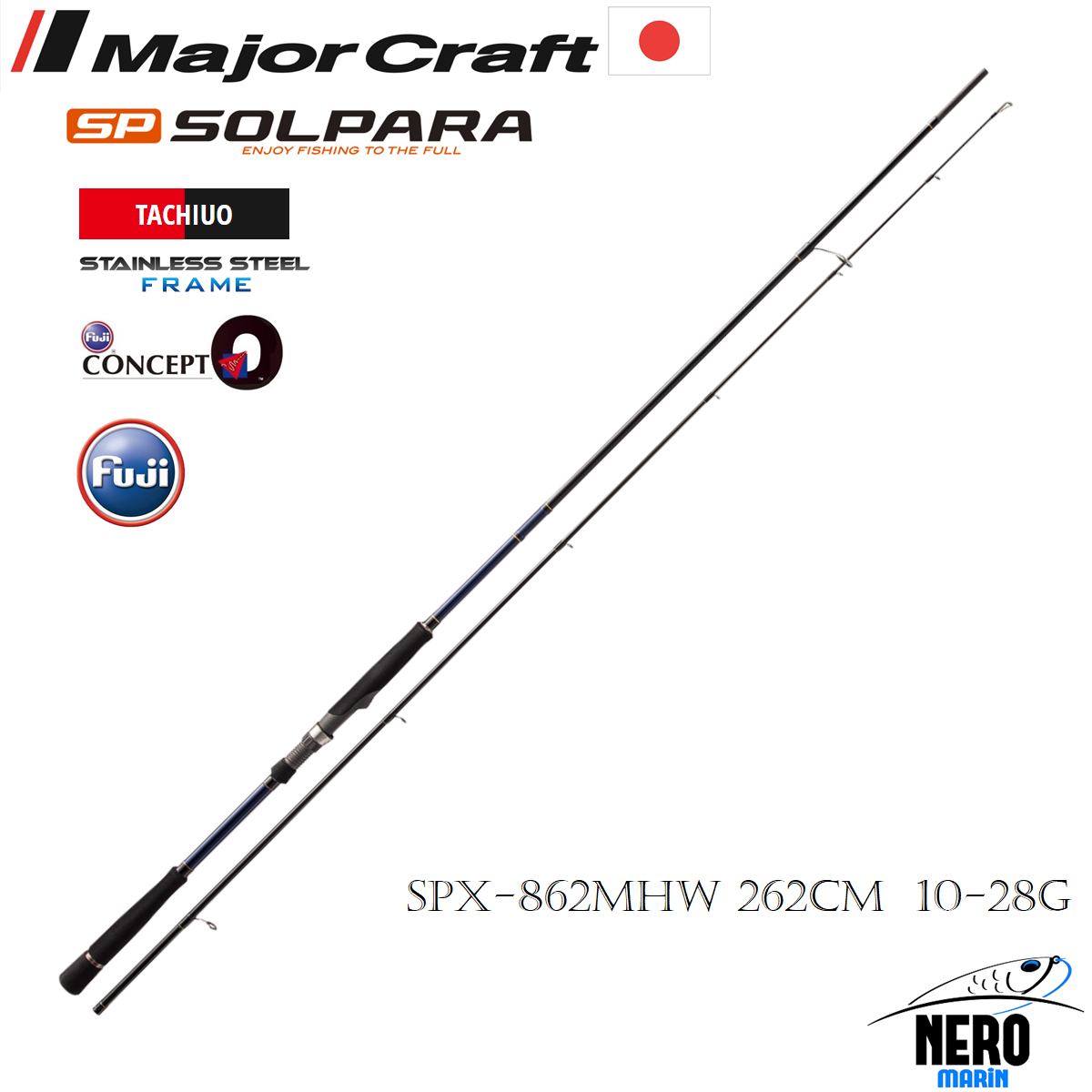 MC Solpara New Light Spin Kamış SPX-862MHW 262cm 10-28g