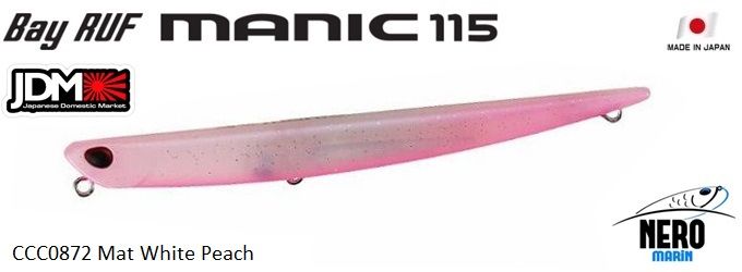 Duo Bay Ruf Manic 115 CCC0872 Mat White Peach