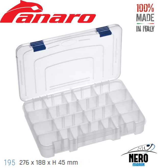 Panaro Art 195 Scatola Şeffaf Kutu 276*188*45mm.