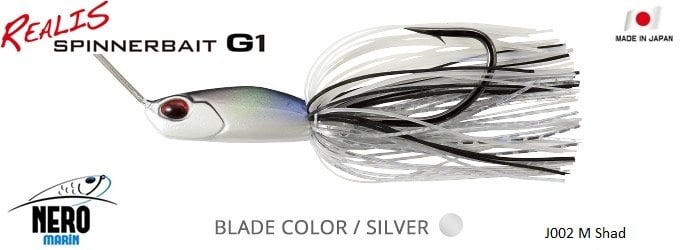 Realis Spinnerbait G1  J002 / M Shad