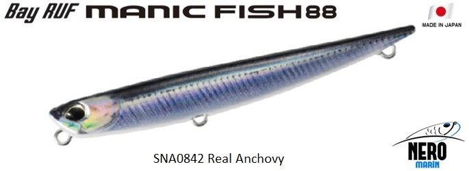 Duo Bay Ruf Manic Fish 88 SNA0842 Real Anchovy