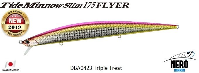 Tide Minnow Slim Flyer 175 DBA0423 / Triple Treat