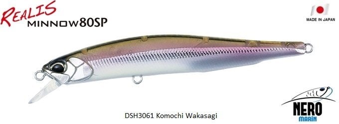 Realis Minnow 80SP DSH3061 / Komochi Wakasagi