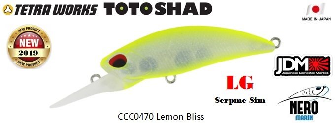 Tetra Works Toto Shad 48S  CCC0470 / Lemon Bliss