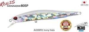 Realis Minnow 80SP AJO0091 Ivory Halo