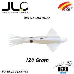 JLC Xipi Silikon Kalamar 120gr. #7 Blue Flashes