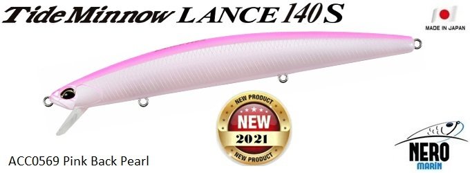Duo Tide Minnow Lance 140S ACC0569 Pink Back Pearl