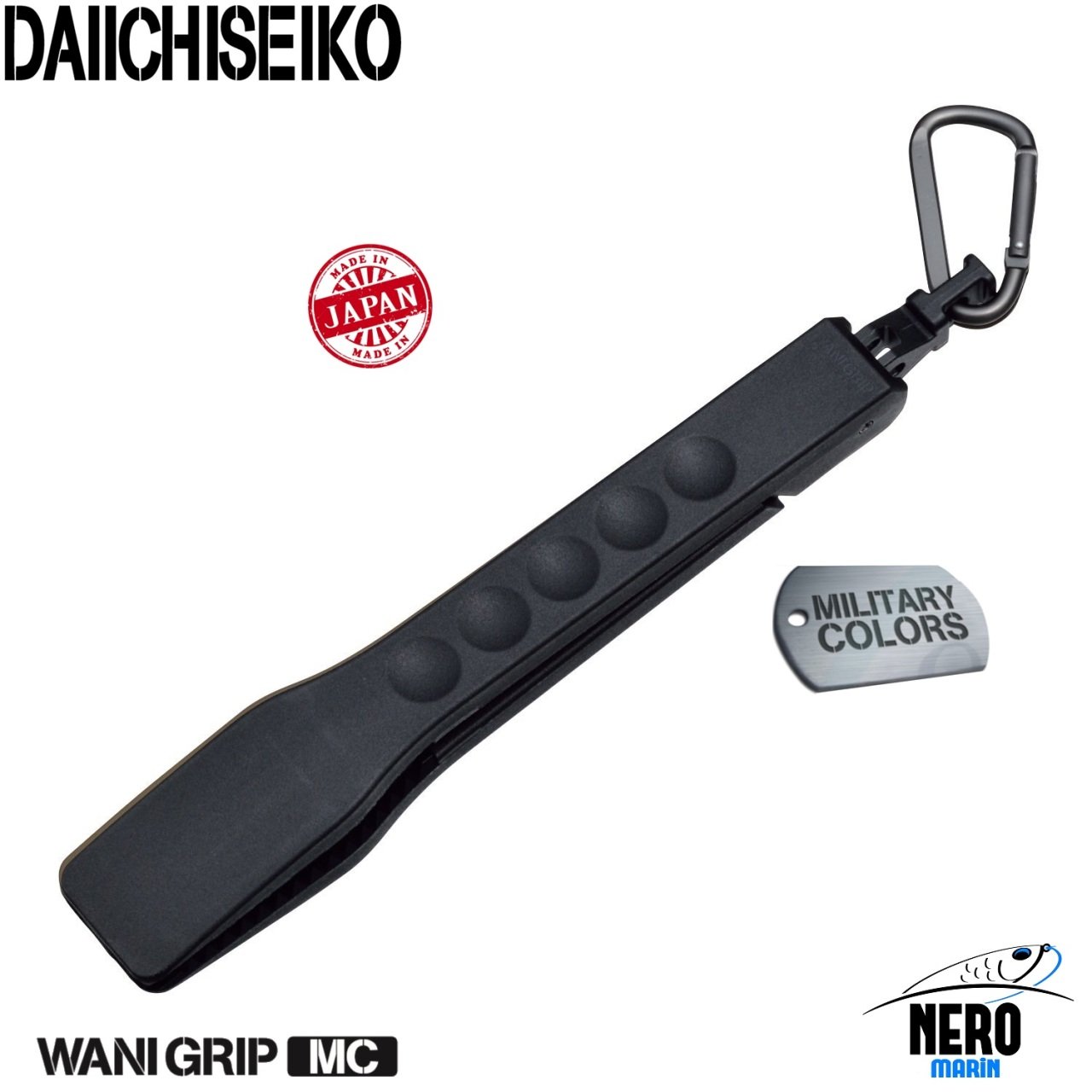 Daiichiseiko Wani Grip MC 26cm. Black