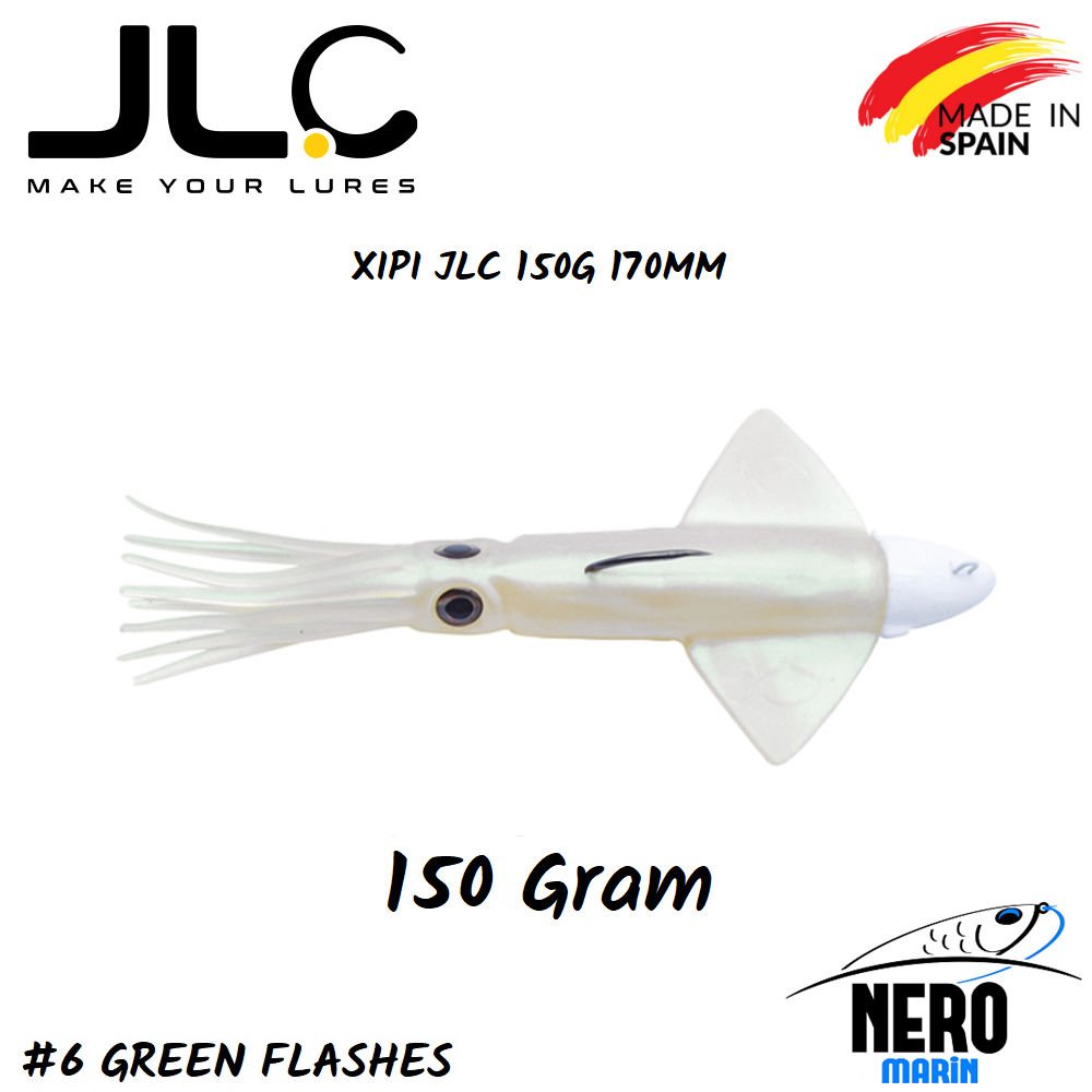 JLC Xipi Silikon Kalamar 150gr. #6 Green Flashes