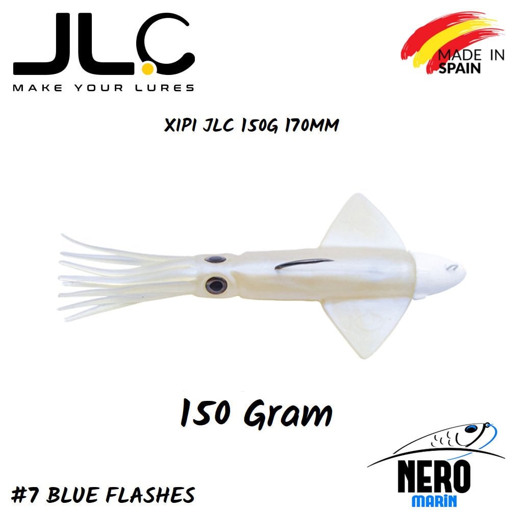 JLC Xipi Silikon Kalamar 150gr. #7 Blue Flashes