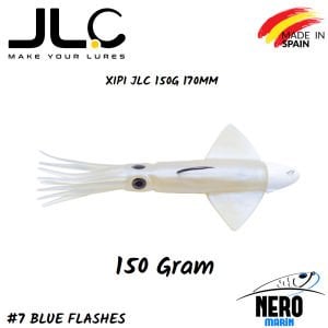 JLC Xipi Silikon Kalamar 150gr. #7 Blue Flashes